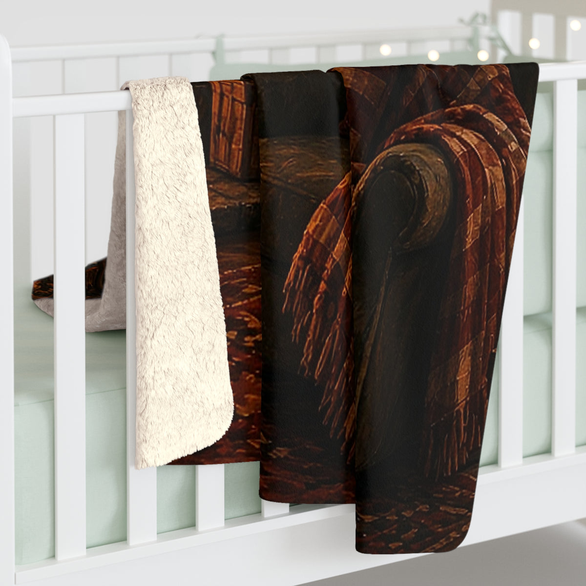 Lodge Window Seat Sherpa Throw