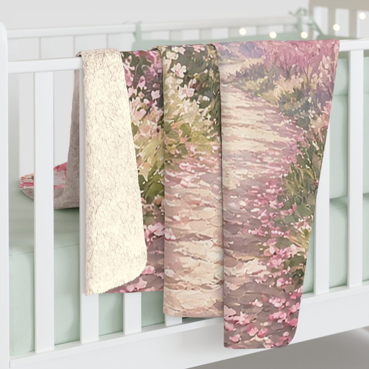 Blossom Path Sherpa Throw