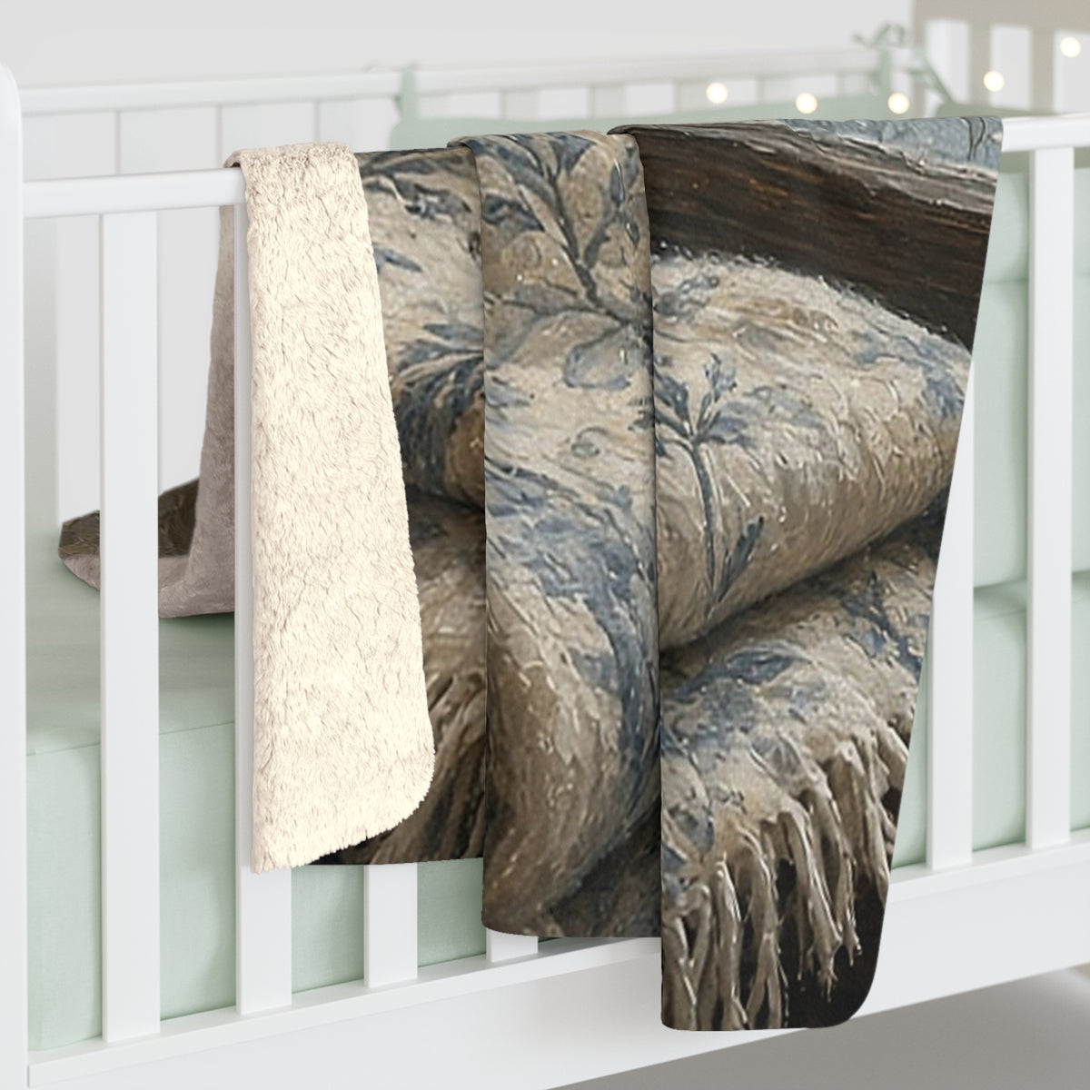 Rainy Window Seat Sherpa Throw
