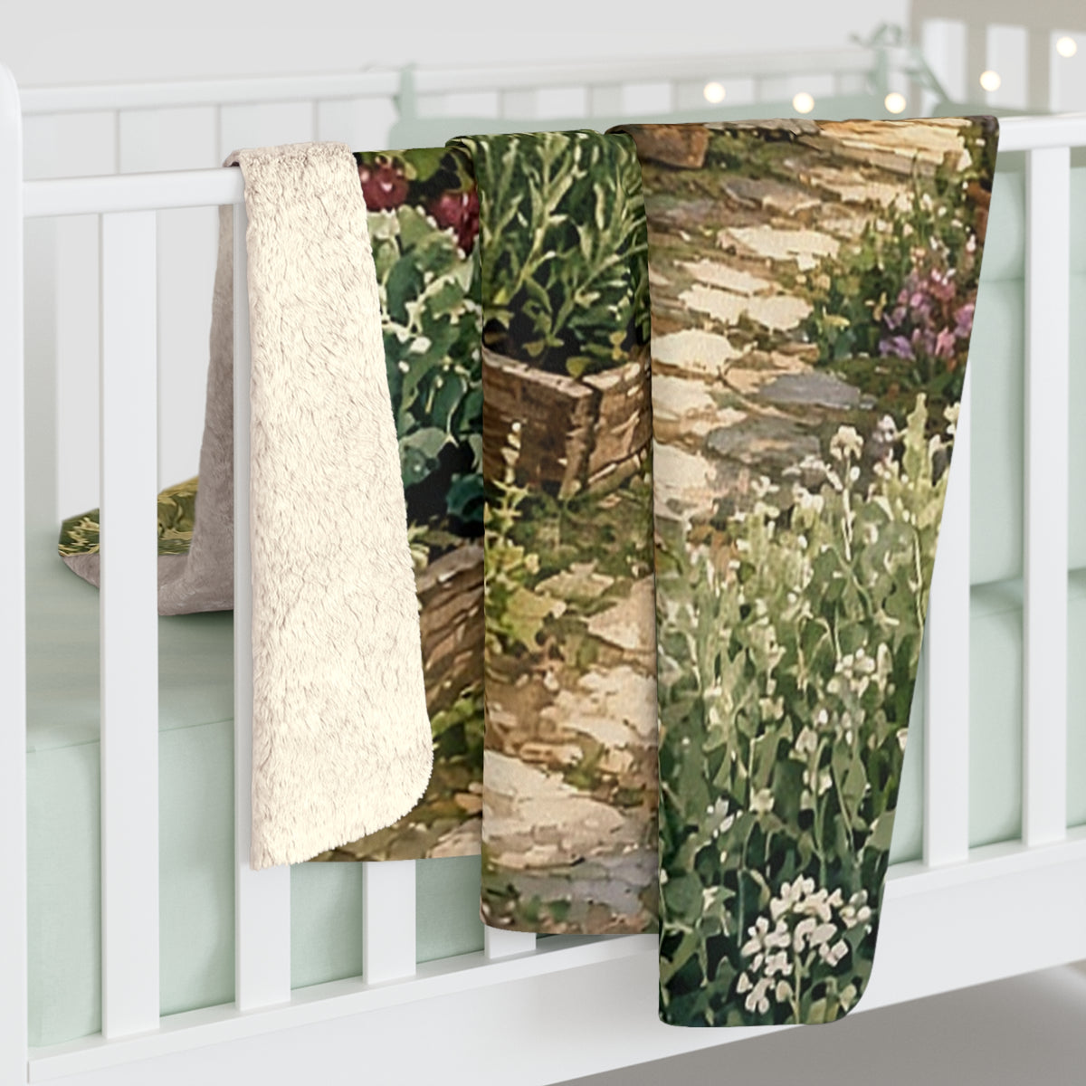 Kitchen Garden Greenhouse Sherpa Throw