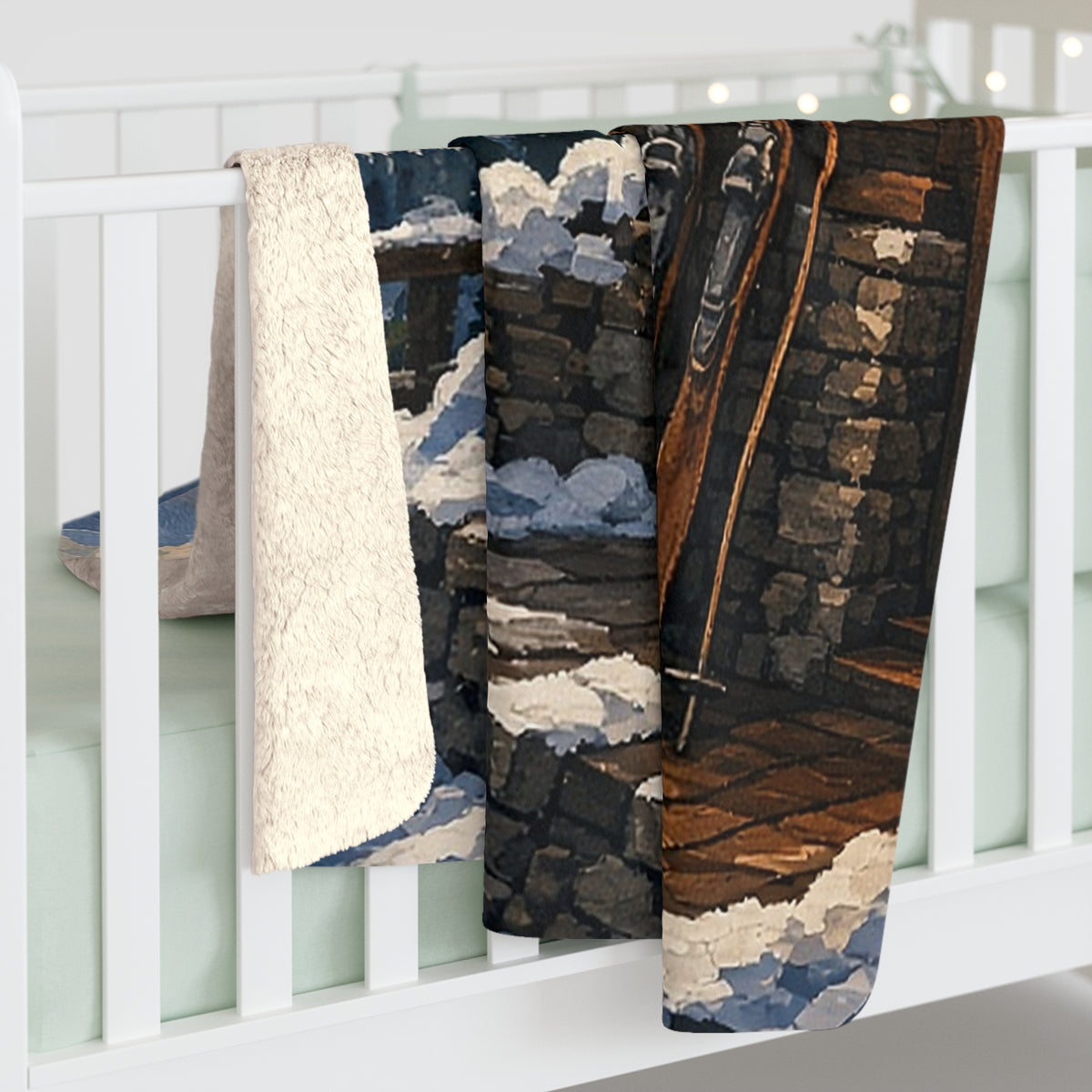 Ski Chalet Sherpa Throw