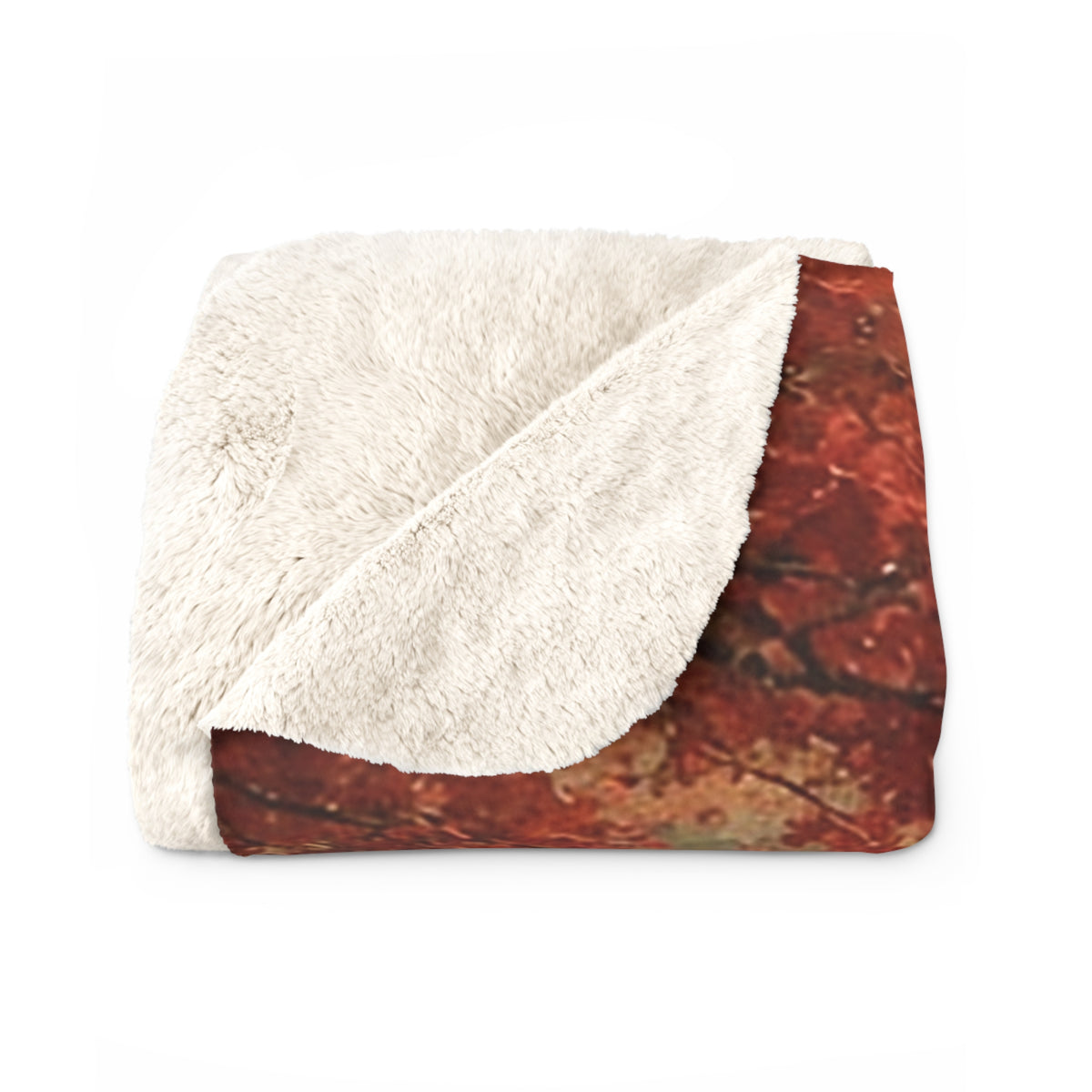 Japanese Garden Bridge Sherpa Throw