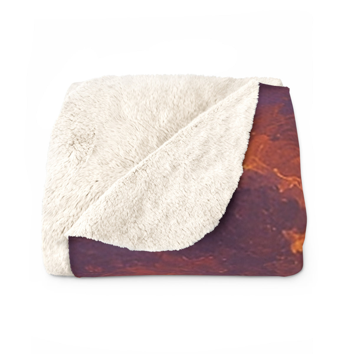 Desert Mesa Sunset Sherpa Throw
