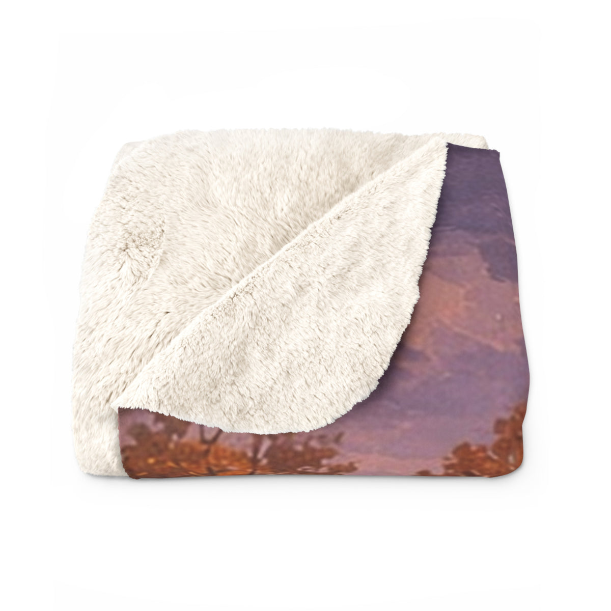 Personalized Family Cabin Sign Sherpa Throw