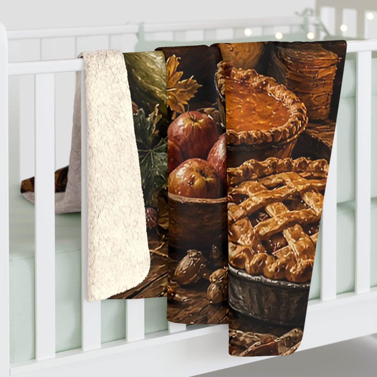 Thanksgiving Kitchen Sherpa Throw