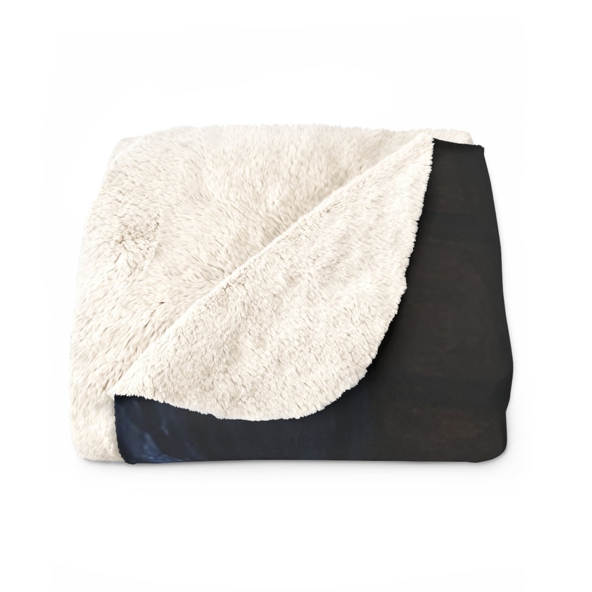 New Year Fireplace Sherpa Throw
