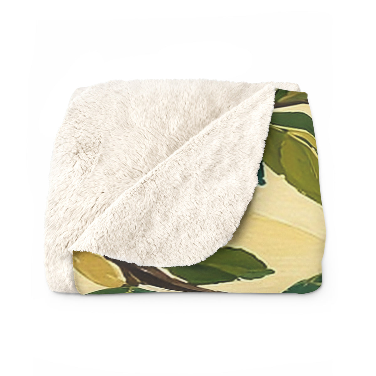 Songbirds and Wildflowers Sherpa Throw