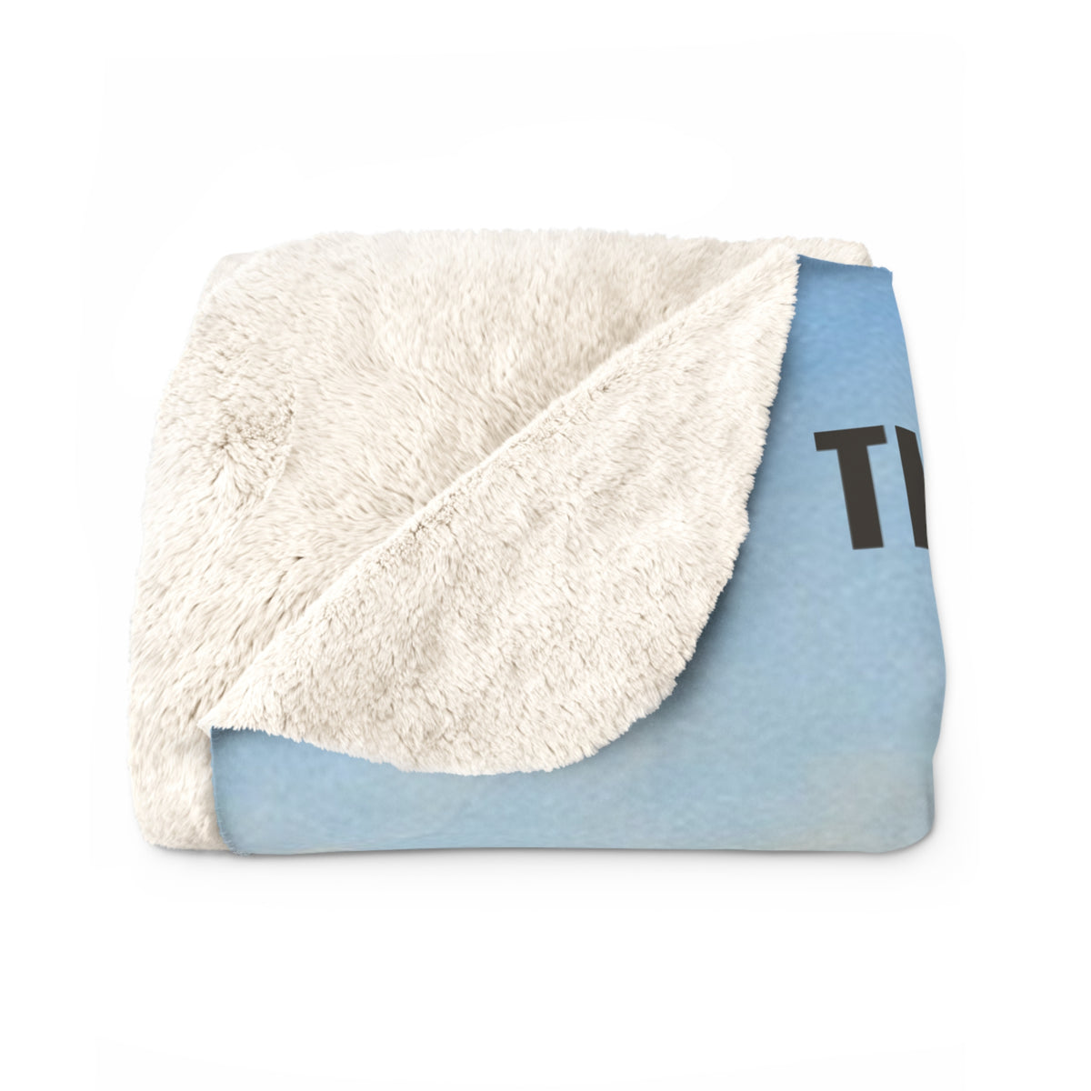 Personalized Lake House Sherpa Throw