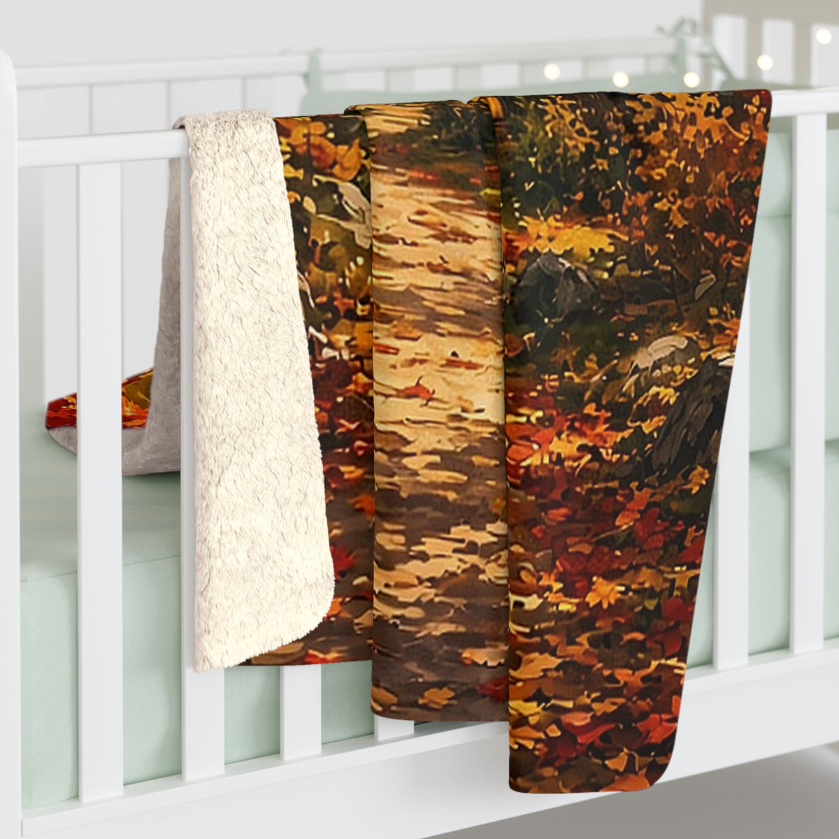 Maple Path Cabin Sherpa Throw