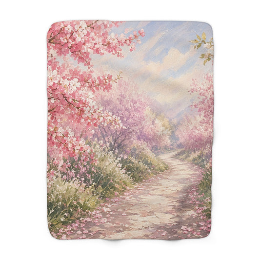 Blossom Path Sherpa Throw