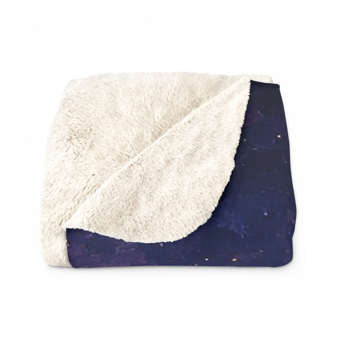 Lit Halloween Cottage Sherpa Throw