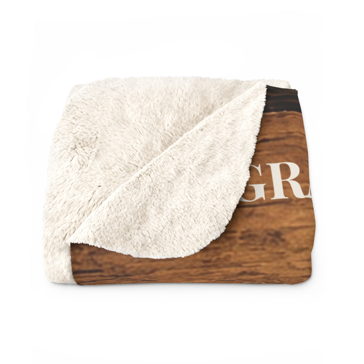 Personalized Grandma's House Sherpa Throw
