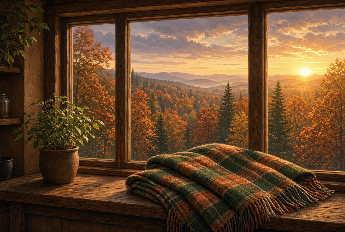 Seasonal Throws fall landscape hero